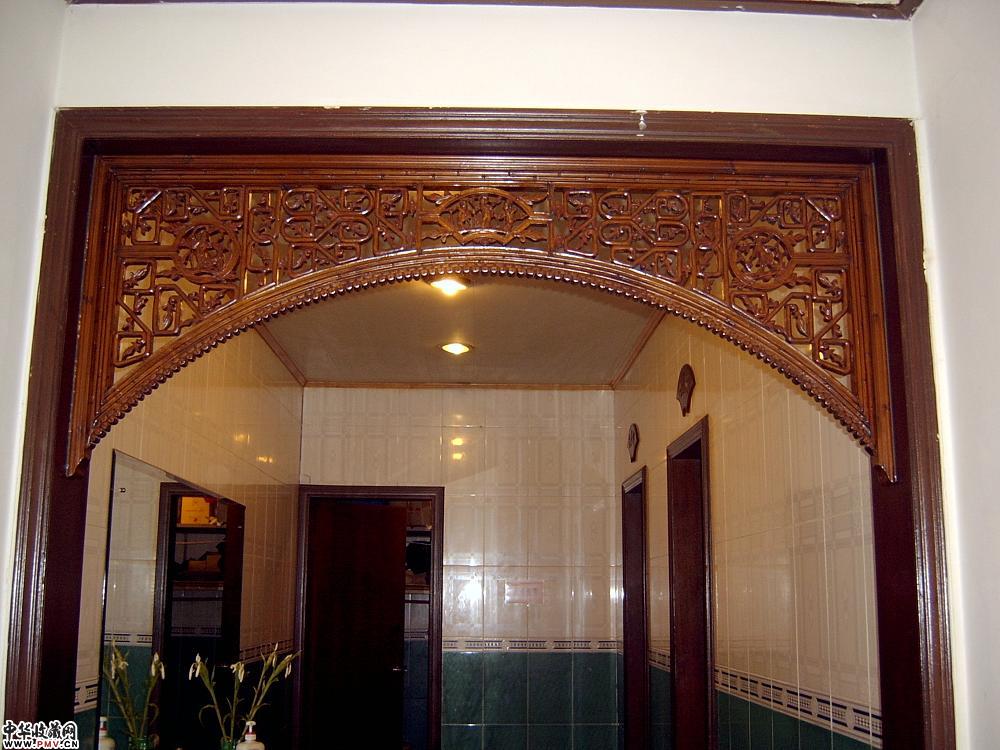 中式房间装饰通雕板