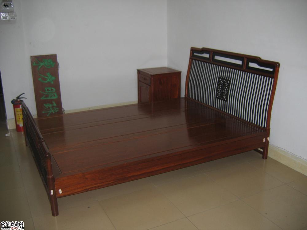 酸枝明式大床3件／套