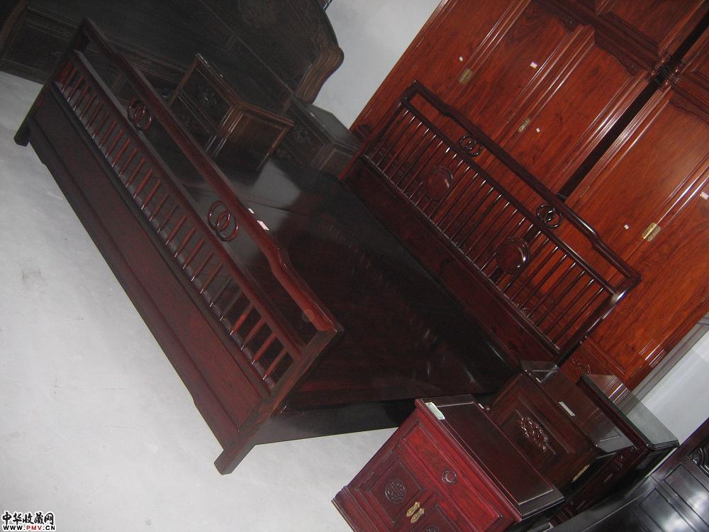 酸枝明式大床3件／套