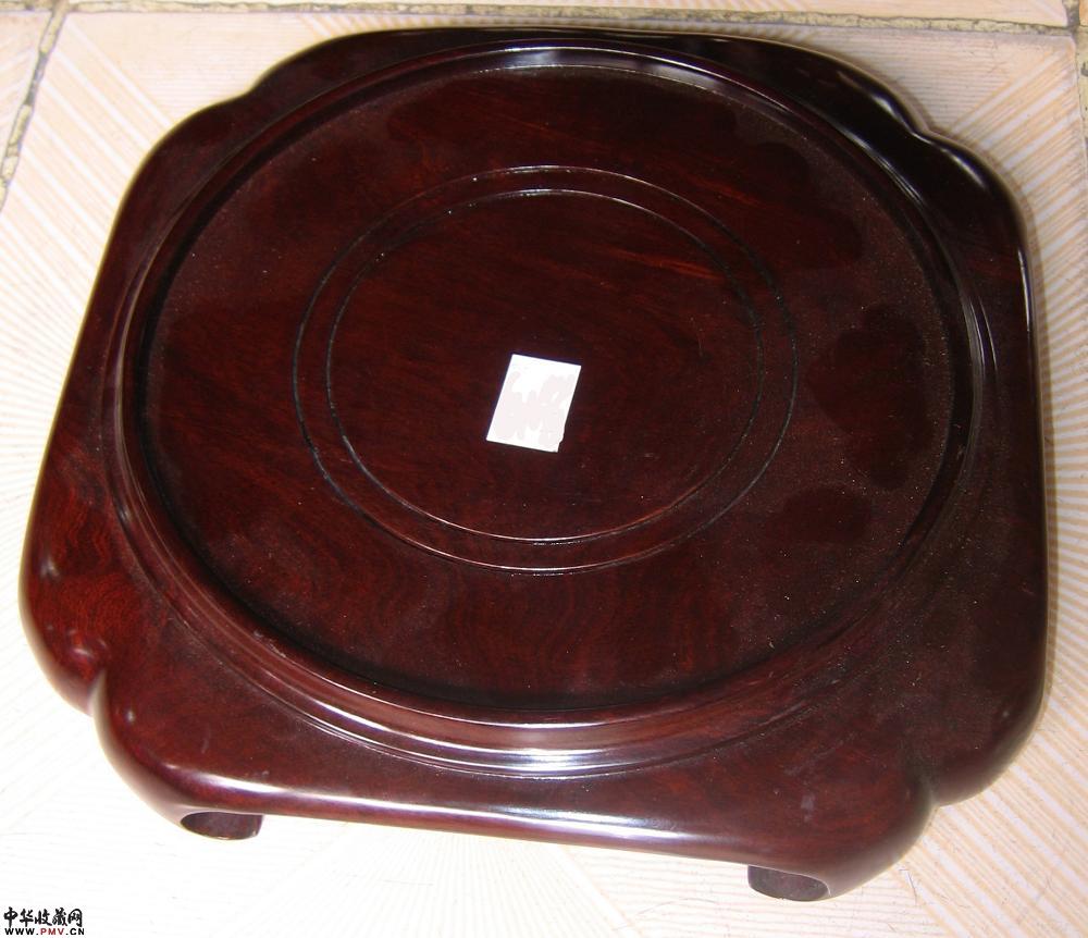 平北厂产品红檀花瓶座