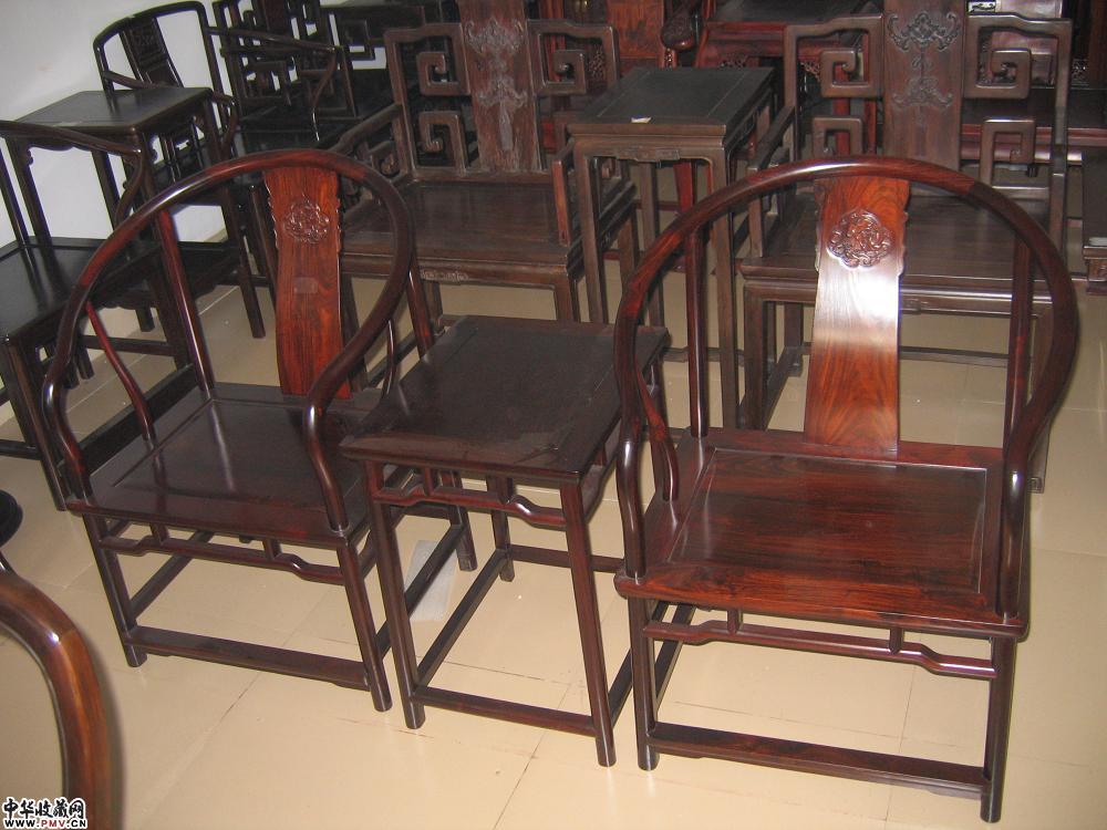 酸枝明式圈椅3件／套