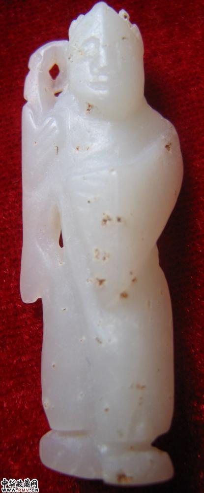 (宋)白玉人物佩