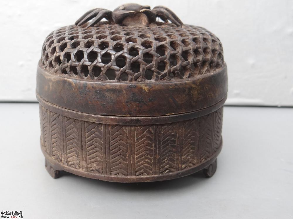 清晩期  私款铜制香熏