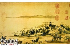 《富春山居图・无用师卷》藏于台北故宫博物院部分(局部)。资料图片