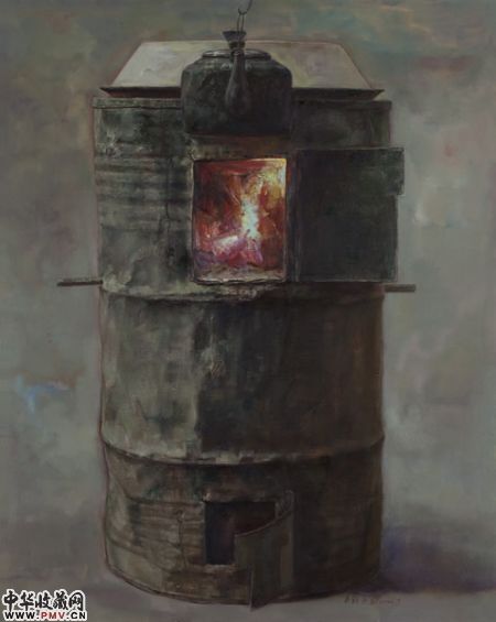 参展作品 马新平《炉火》