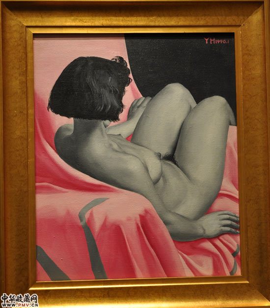 喻红 1990年作《粉色人体》(布面油彩50x60cm,估价RMB 120,000-150,000)