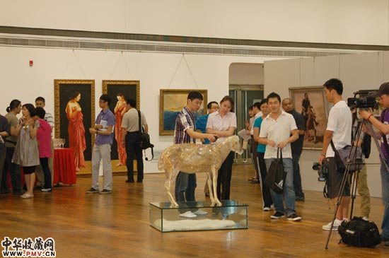 中国艺术周展览现场。