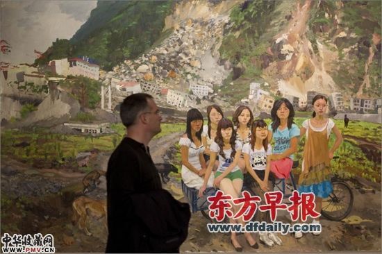 图为本届双年展上的参展作品。 (高剑平图)