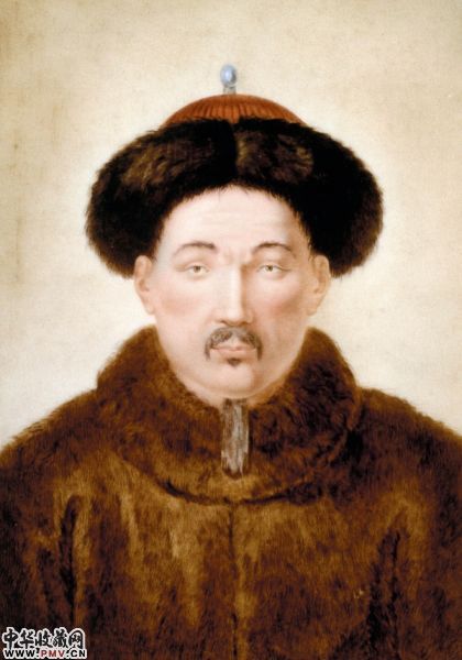 《乾隆肖像》 (1776年,查理阿瑟兰所绘,凡尔赛宫馆藏)
