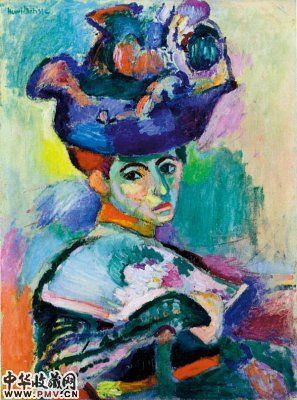 马蒂斯的《戴帽子的女人》（1905），莱奥和格特鲁德从1905年收藏至1915年，其后转卖给米盖尔和莎拉收藏至1948年。现藏旧金山MOMA的“EliseS.Haas遗赠”