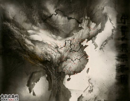 地图系列三号-中国 2011年01月 (2.58x3.25m)s