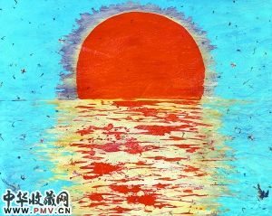 方力钧作品《2012.12》