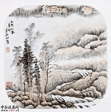 李立山山水画