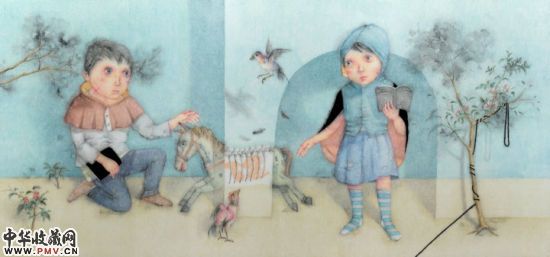 曾健勇 2013年 规训者・出场 Discipline・Appear On The Scene 150x320cm 2013
