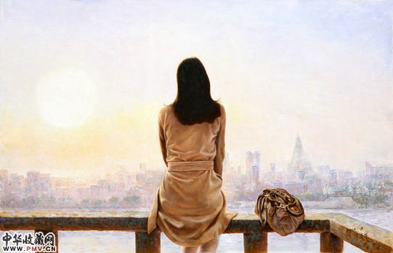 宏顺正-平壤之约-布面油画-130×87cm-2012年作