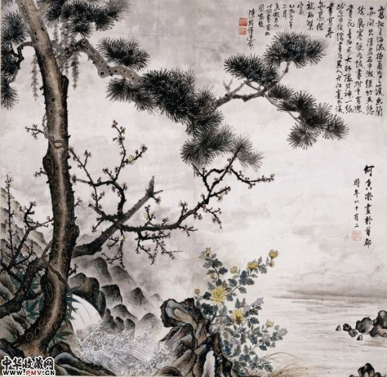 何香凝绘画精品