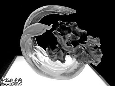 琉璃工房在台湾举办25周年特展,图为展出作品。 （资料图片）