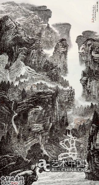 张和平《一窗风雨听飞泉》