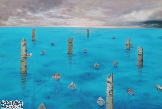 范佳 油画《大风景NO37》200x300 范佳 油画《大风景NO37》200x300