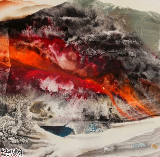 《小池静语》2011年68cm,68cm