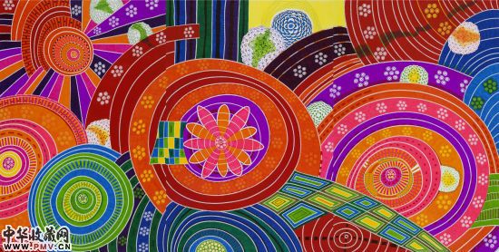 曾雍甯 原 ?景系列8 原子? ?121x243cm 2013