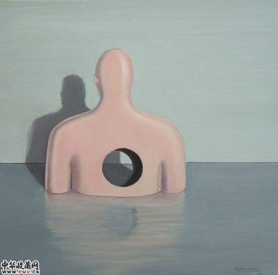 赵海 面壁15分钟 布面油画 108X108cm 2013.7