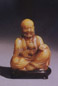 十七世纪 寿山石雕祝寿罗汉坐像