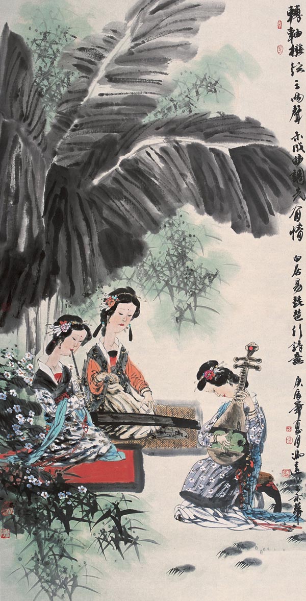 2000年作白居易《琵琶行》诗意图