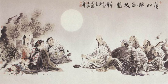 蒲松龄采风图