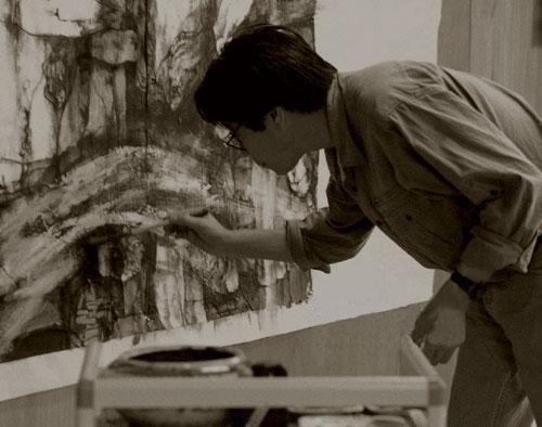 1999年画室作画