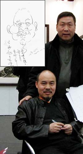 给广州书画专修学院副院长 国画家朱颂民画像