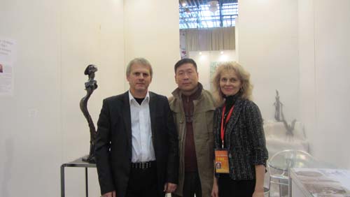 乔海旭与全球顶级幻想艺术家伊戈尔（igor grechanyk ）交流