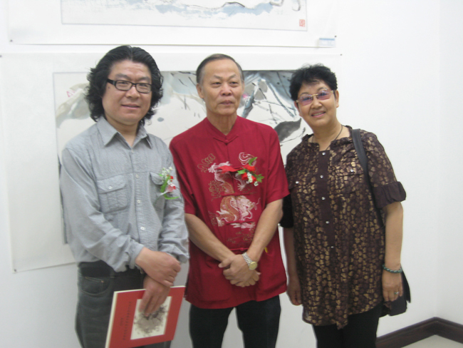 与马来西亚大马协会会长钟正川