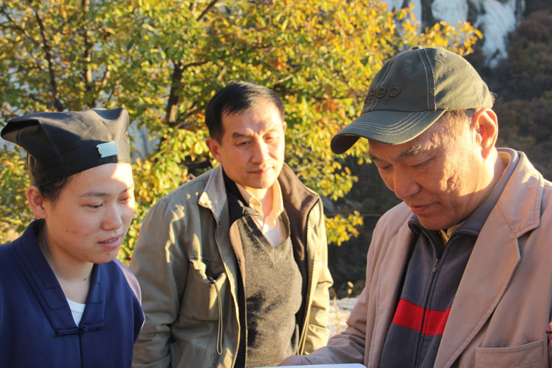 宋居庭北京怀柔秋季写生、采风