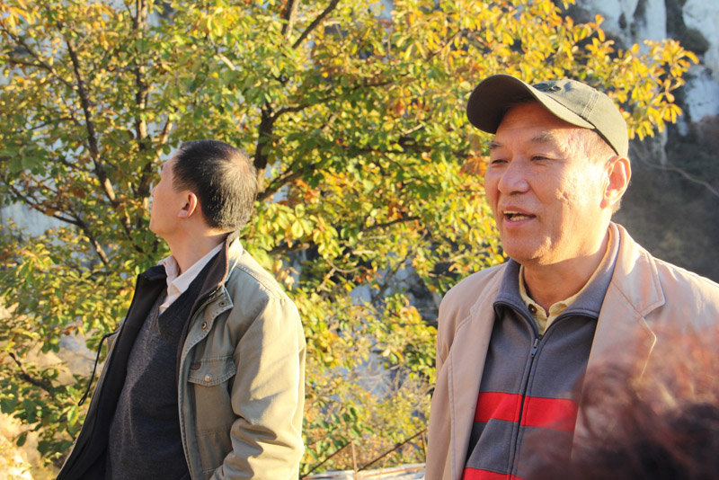宋居庭北京怀柔秋季写生、采风