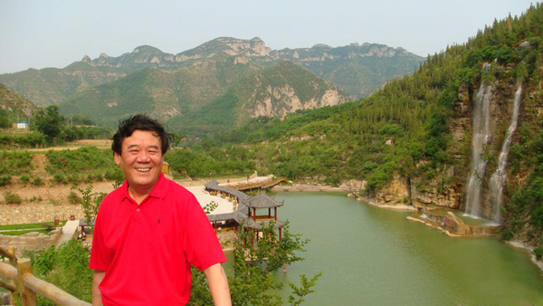 在家乡青州写生