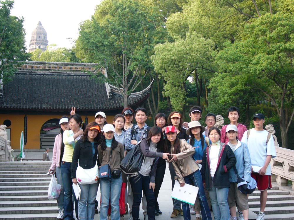 大学时期与刘文生老师在苏州写生