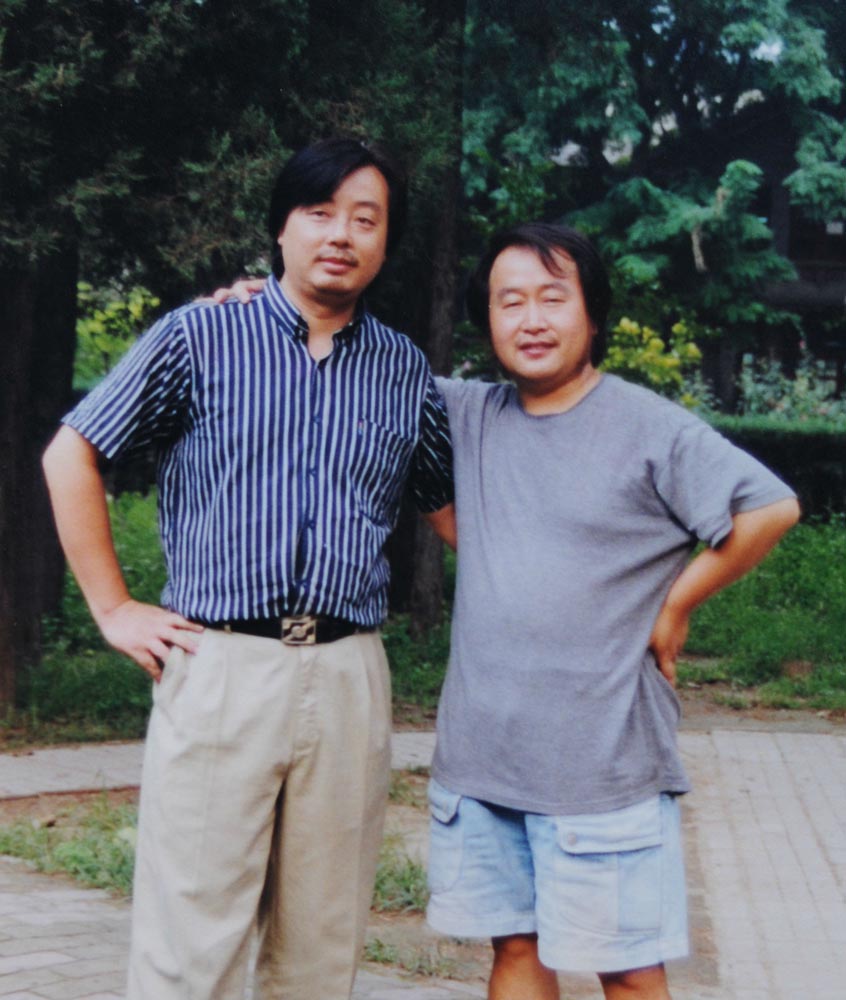 与画家罗耀东