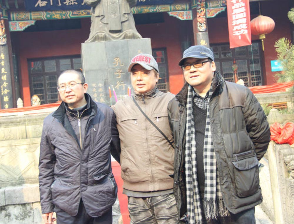 与画家漆跃辉、易凭