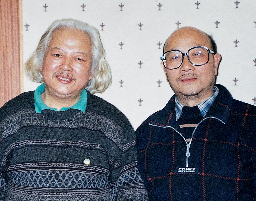 吴山明先生与阿年
