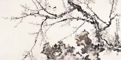 花鸟镜心