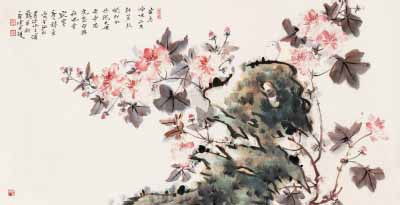 芙蓉鸣禽