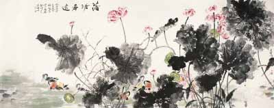 蒲塘香远镜心
