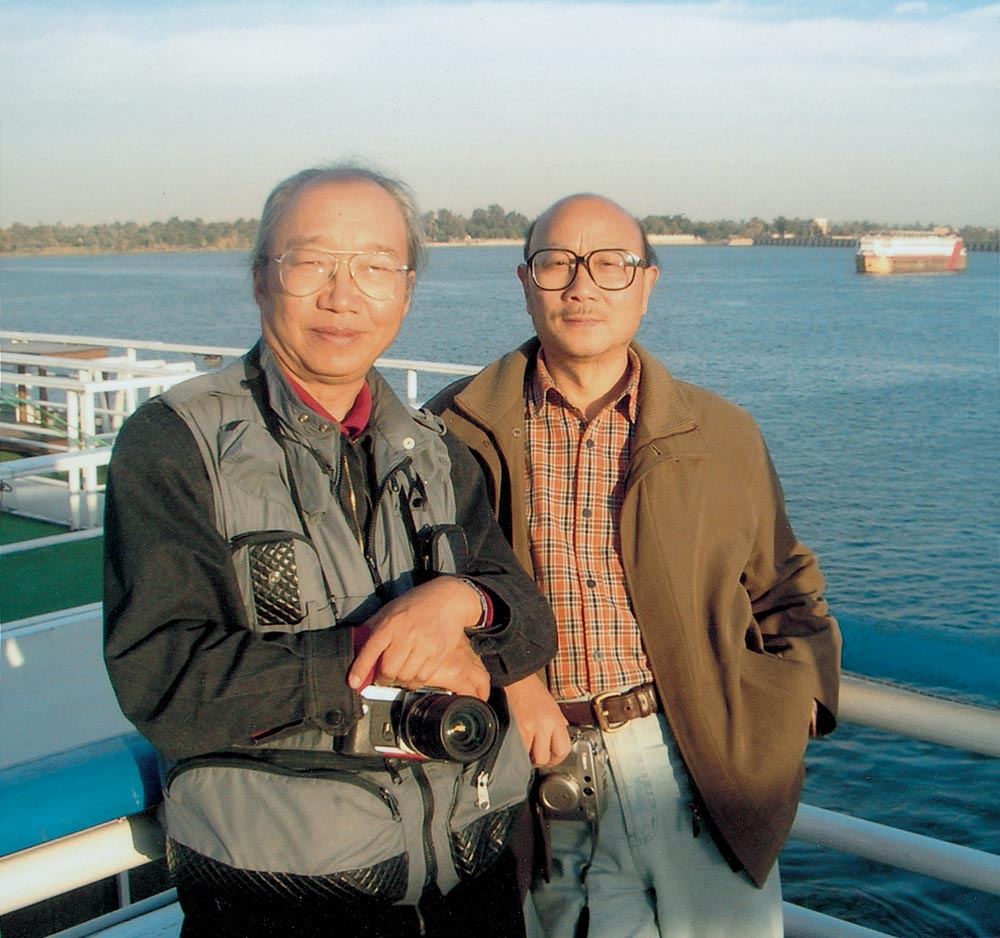 与李忠翔先生在尼罗河畔