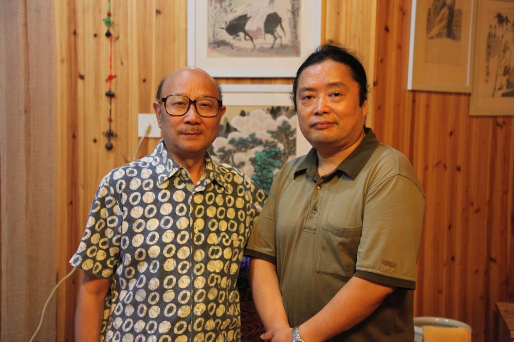 吴田玉作客蕉庐