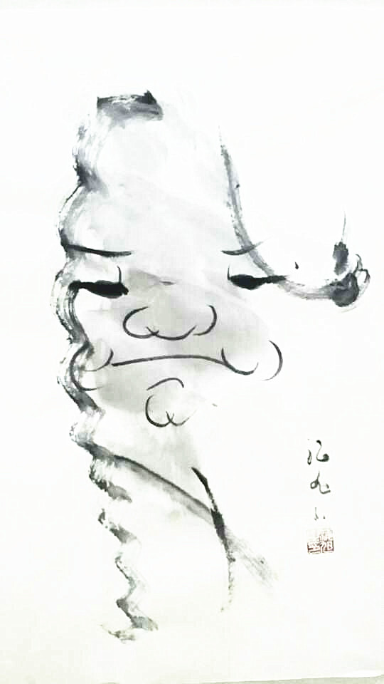 乔海旭国画人物 朋友画像