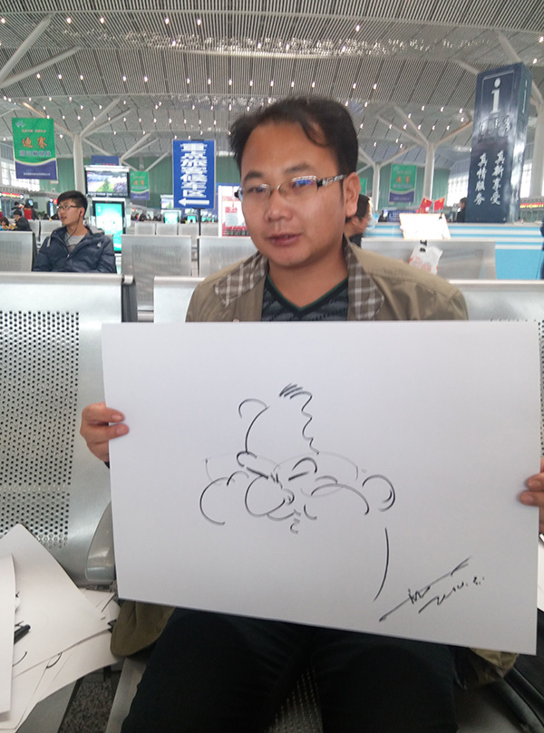 乔海旭人物作品 胖哥