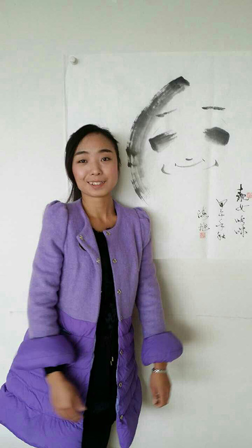 乔海旭人物作品 少女张咪