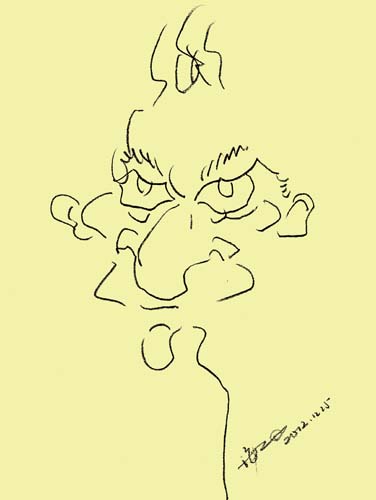 电影演员 刘德华漫画