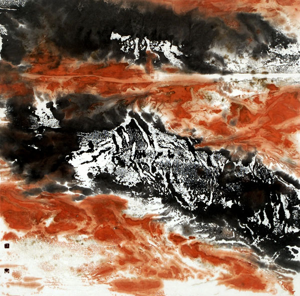 郭正英国画作品--大地之声